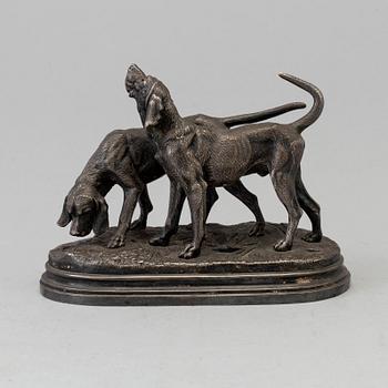 ALFRED DUBUCAND, after, metal sculpture, 19th/20th century.