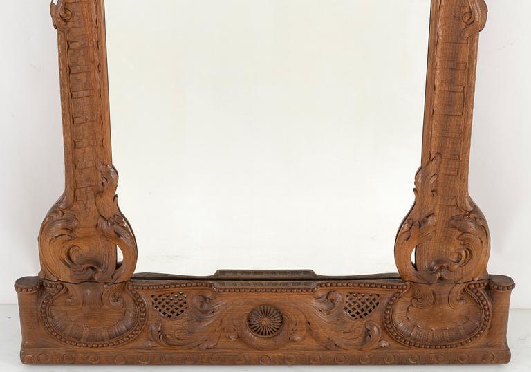 SPEGEL MED KONSOLBORD, nyrokoko, 1800-talets slut.