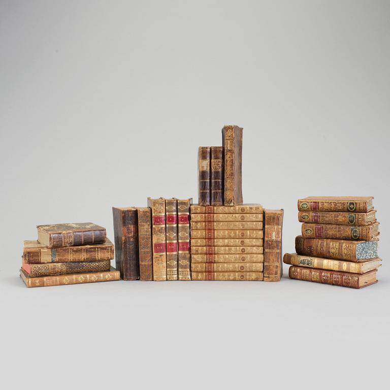 BOKPARTI, 28 vol, bla Oeuvres de Grecourt, 1700-1800-tal.