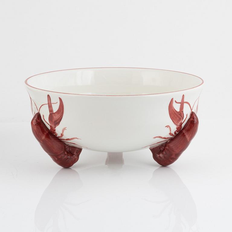 A 12-piece ceramic crayfish service, Rörstrand, second half of the 20th Century.