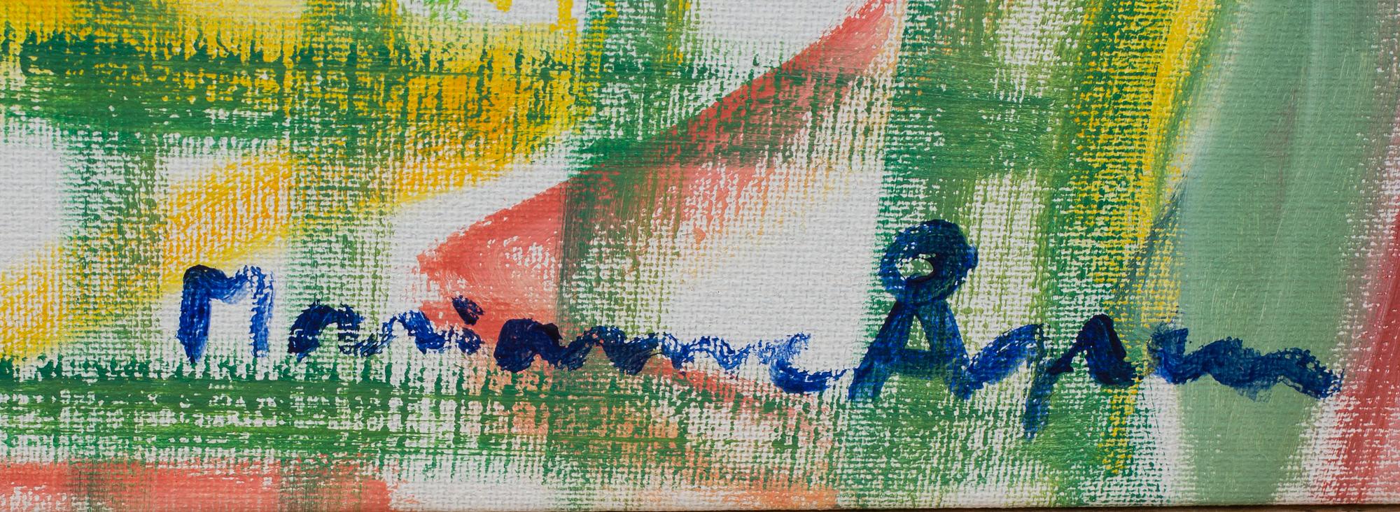 MARIANNE ÅGREN. olja på duk. Signerad.