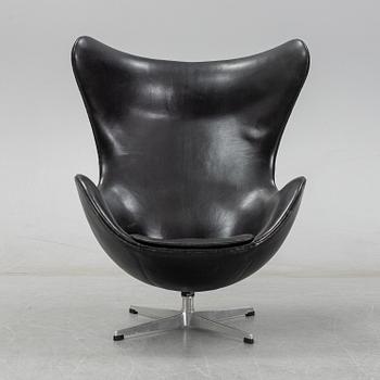 Arne Jacobsen, A easy chair "Egg chair" designed for Fritz Hansen, Denmark.