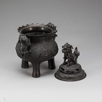 RÖKELSEKAR, brons, Kina.