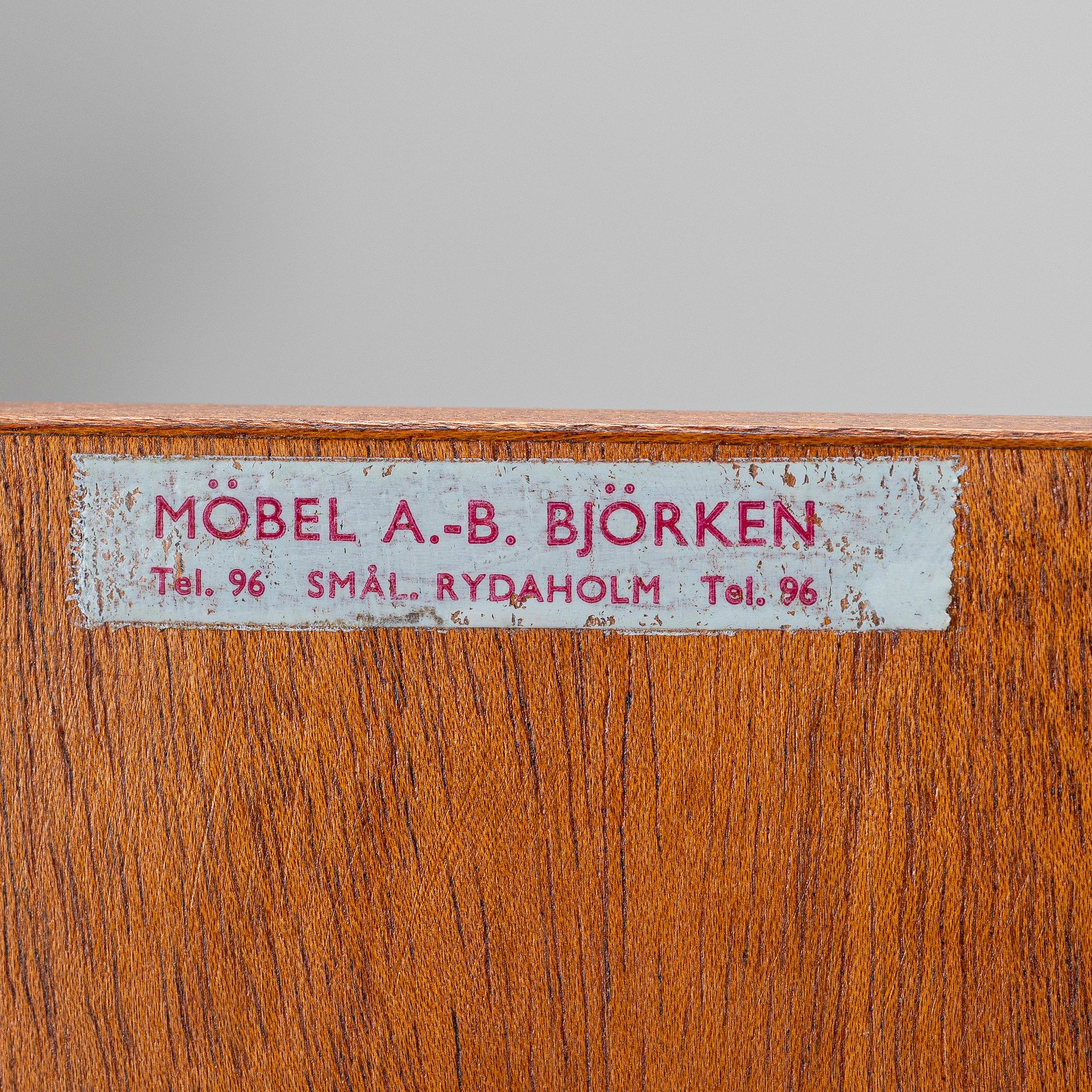 Skåp/sideboard, Möbel AB Björken, Rydaholm, 1950-tal.