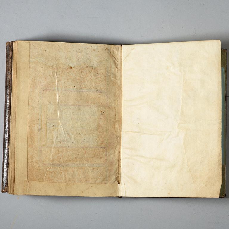 KORAN. Konstantinopel 1716. Höjd 15,5 x 11,5 cm.