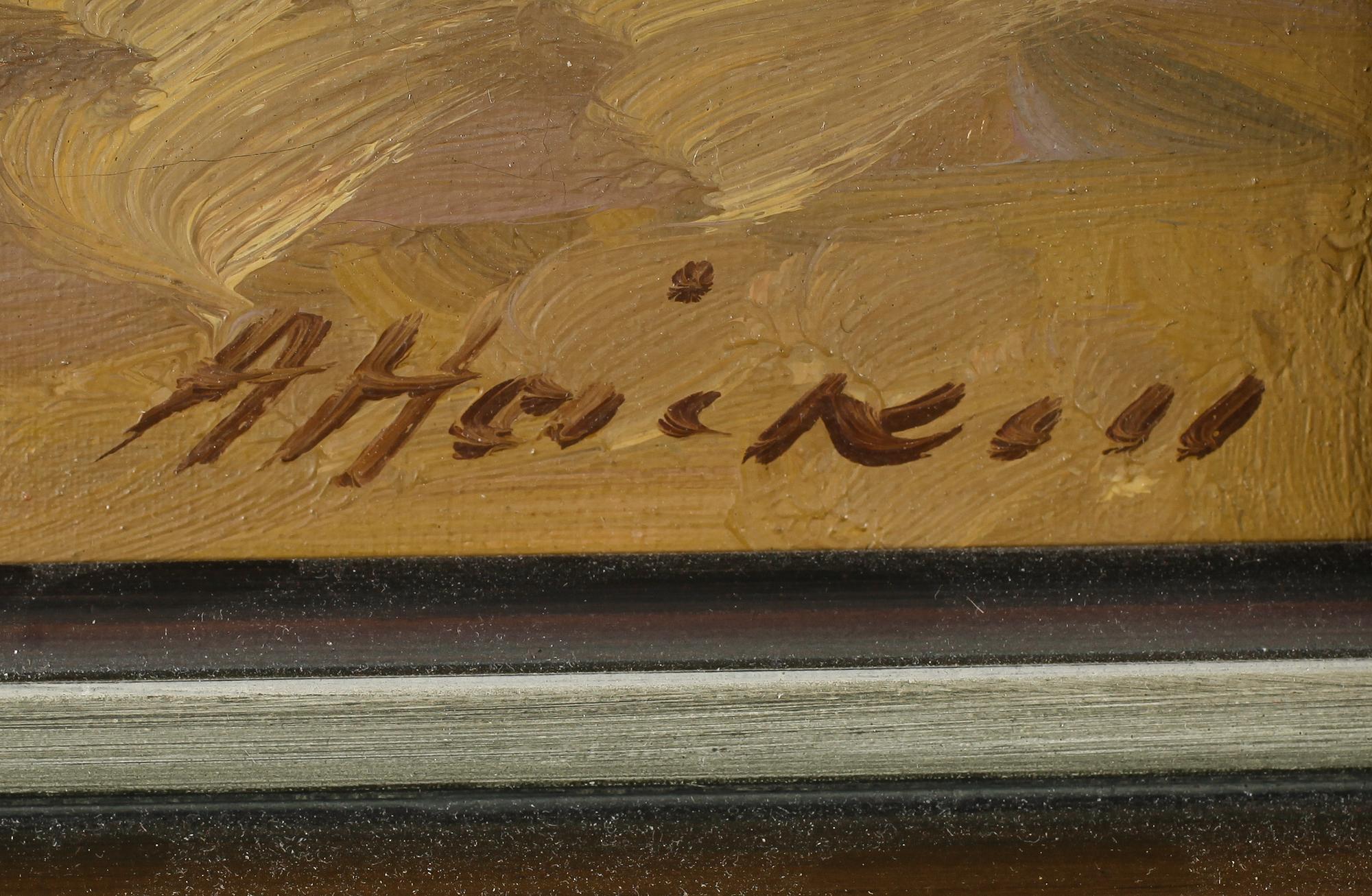 ARTHUR HEICKELL, olja på duk, signerad.