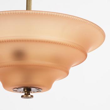 Harald Notini, a ceiling lamp, model "6505", Arvid Böhlmarks Lampfabrik, 1920s-1930s.