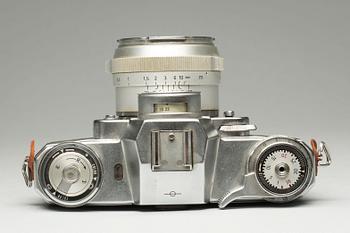 KAMERA, Zeiss Ikon  Contarex "Bullseye". Tyskland. 1900-talets mitt.