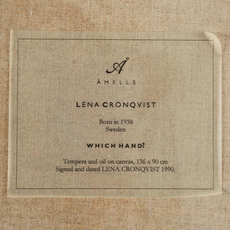 Lena Cronqvist, "Vilken hand?".