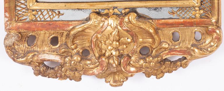 Mirror, Rococo, mid-18th century.