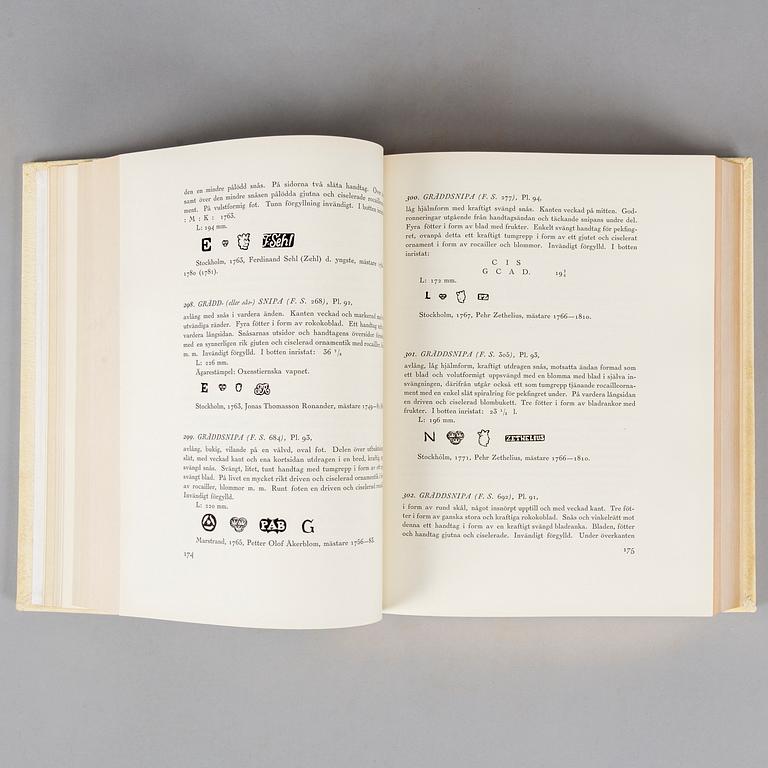 Välbundna standardverk om silver (5 vol).