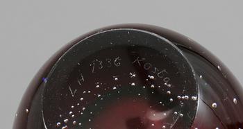 VAS, glas, Vicke Lindstrand, 1950/60-tal.