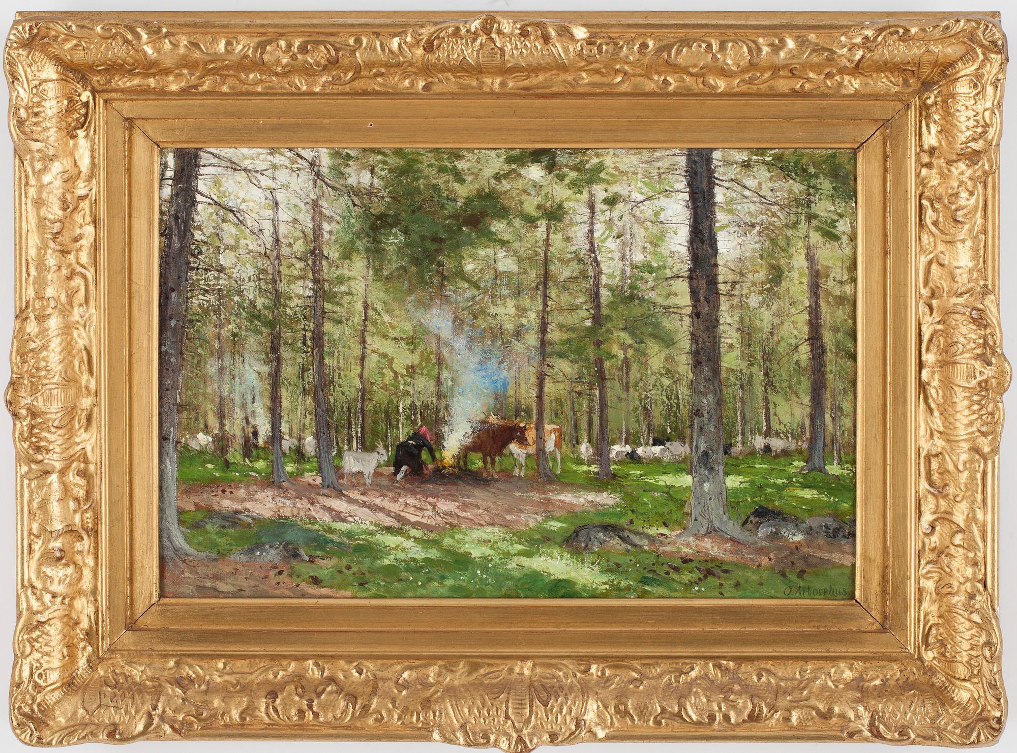 OLOF ARBORELIUS, olja på duk. Signerad.