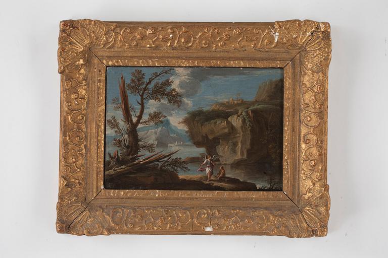 Salvator Rosa Hans krets, Religiös figurscen.