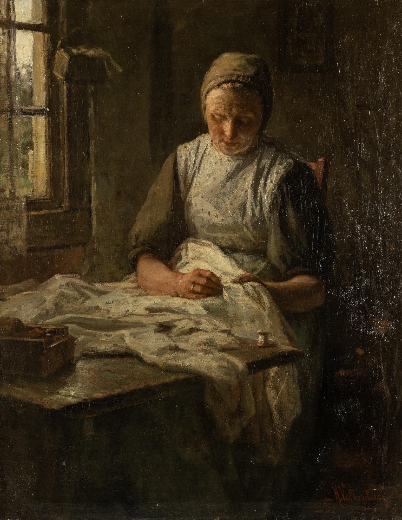 Hendrik Valkenburg, Handworking Woman.