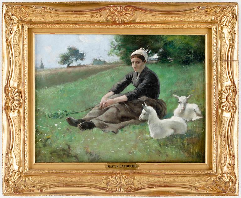 Gaston la Touche, Shepherdess.