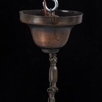 A PETER BEHRENS "LUZETTE" CEILING LAMP, AEG first half of 20th century.