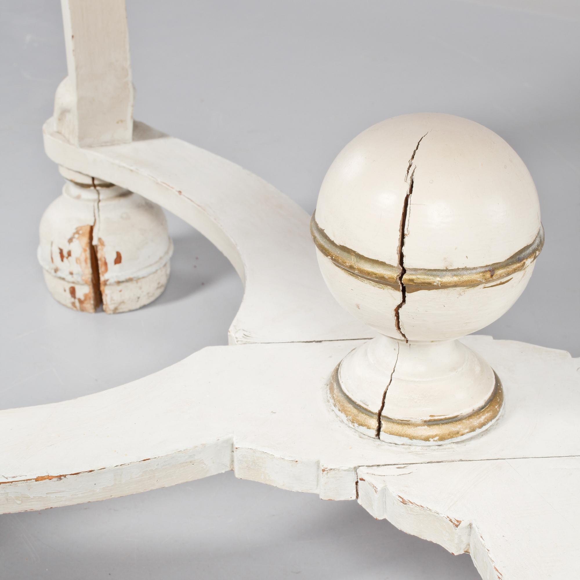 BORD, barockstil, sent 1800-tal.