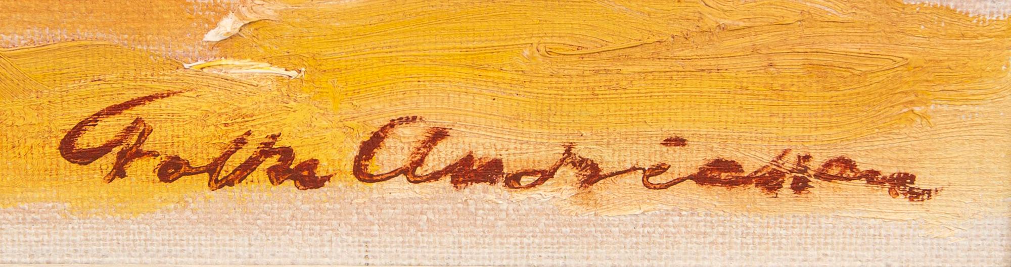 Folke Andréasson, oil on canvas signed.