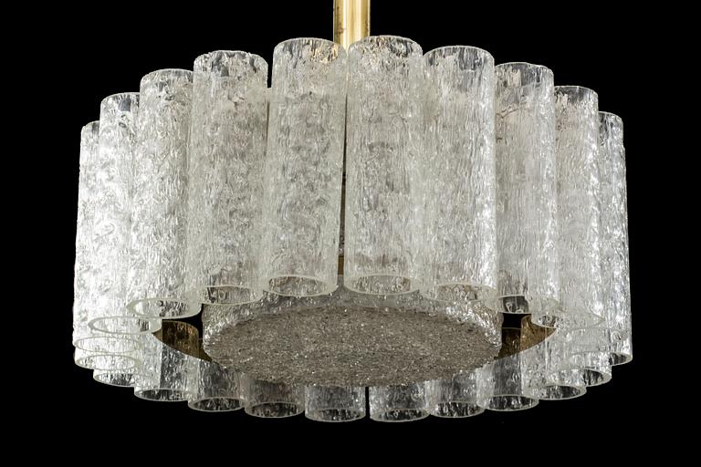 A ceiling lamp by Doria Lichtenwerken, Austria, mid 20th century.