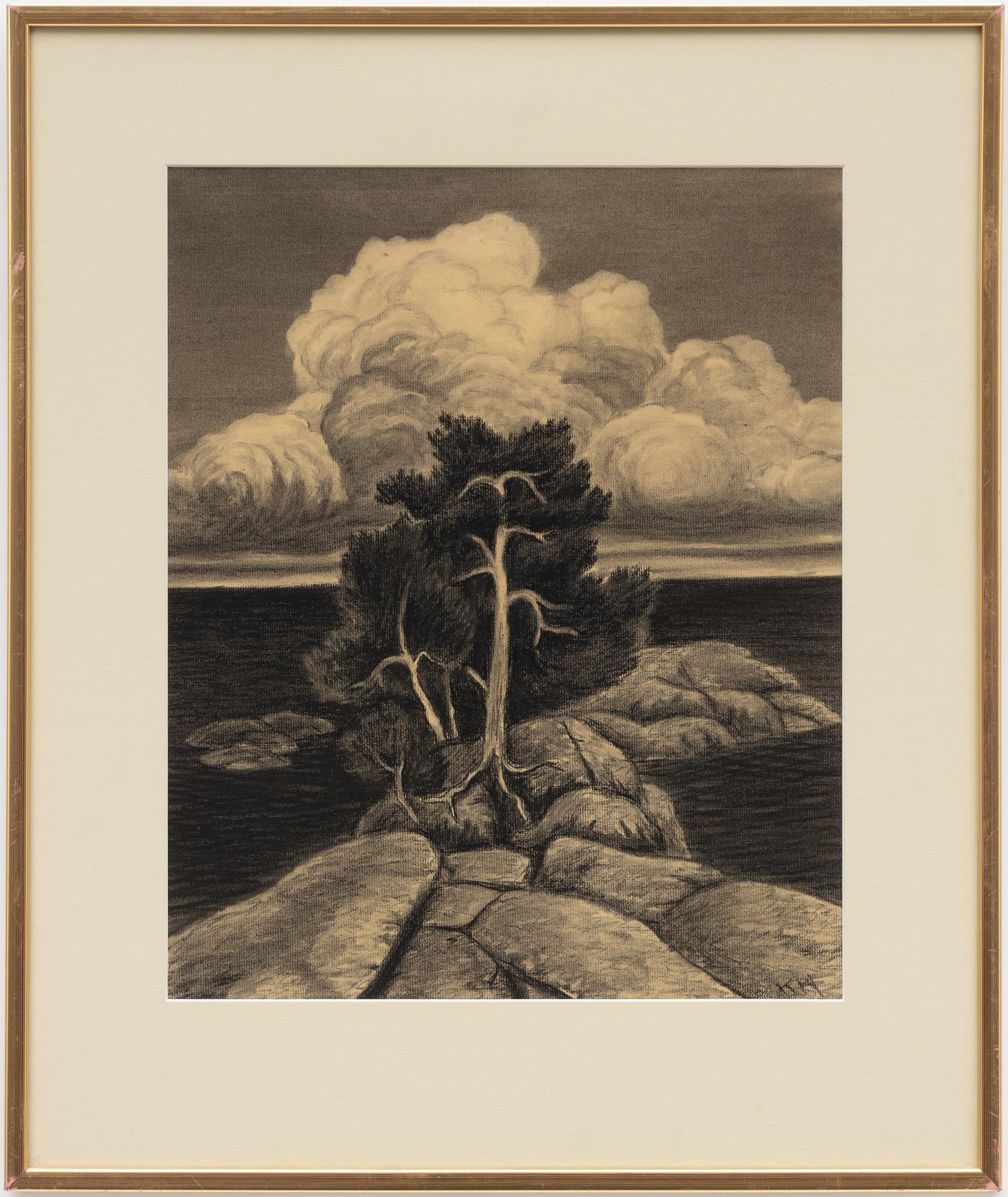 Karl Nordström, Tall and clouds in the archipelago.