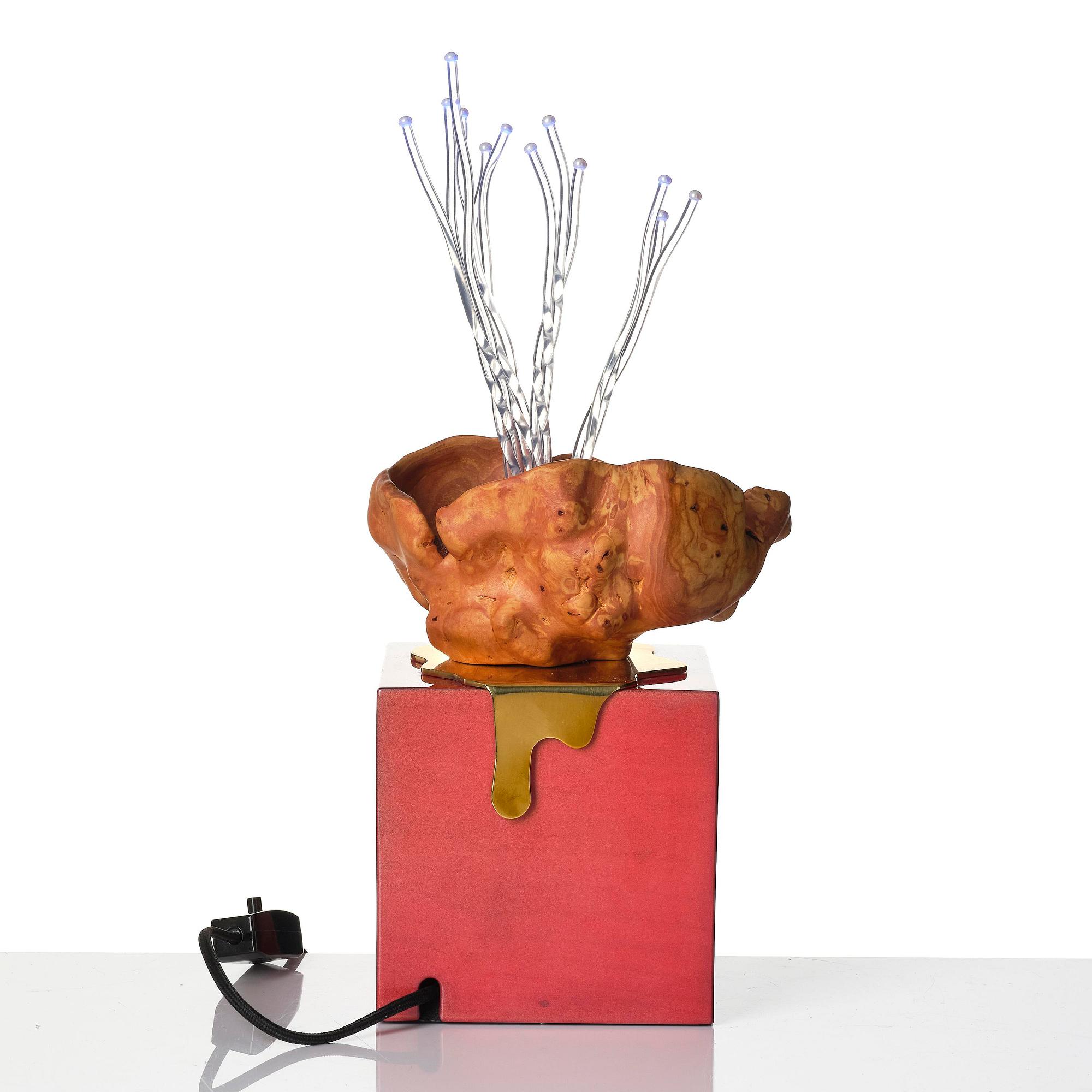 Aia Jüdes, a unique "Vril" lamp/light object, 2020.