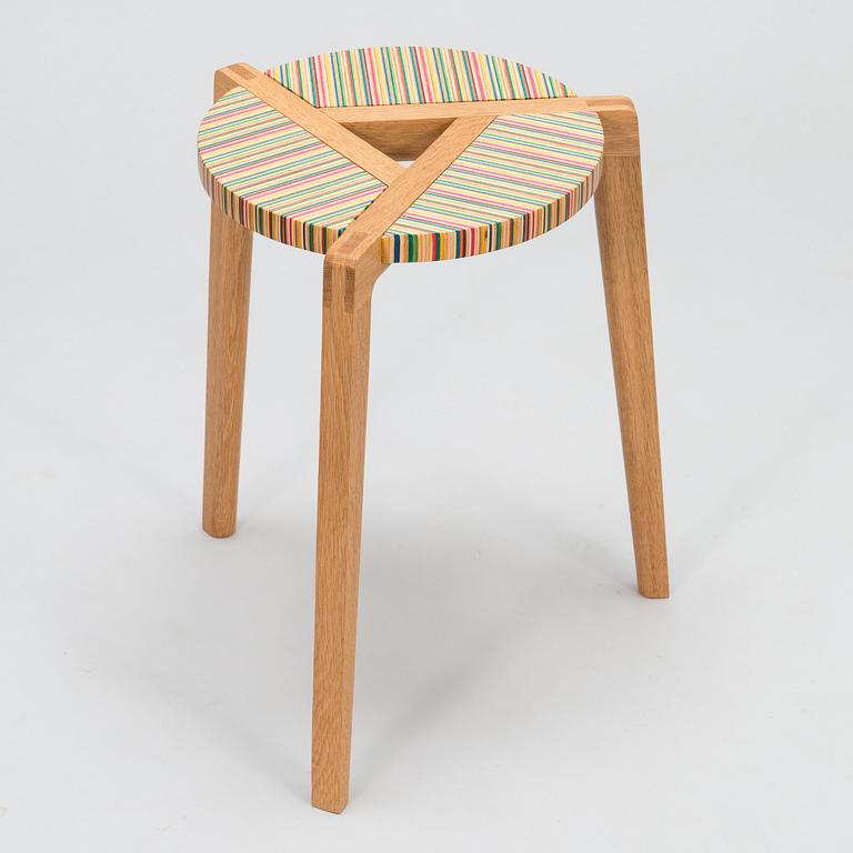 ALEKSI PUUSTINEN, Stool, signed and numbered.