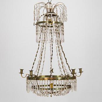 An early 19th century late Gustavian chandelier.