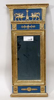 SPEGEL, delvis sengustaviansk, tidigt 1800-tal.