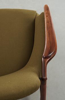 FINN JUHL, soffa "NV-53", Niels Vodder, Danmark 1960-tal.
