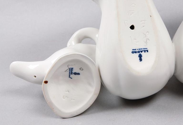FIGURINER, 5 st, porslin. Lladro o Nao.