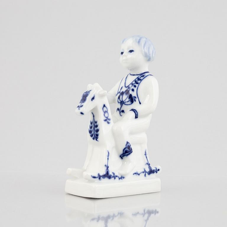 Hanne Varming, a porcelain figurine, Royal Copenhagen, "Blue Fluted", model 5196, 1974-78.