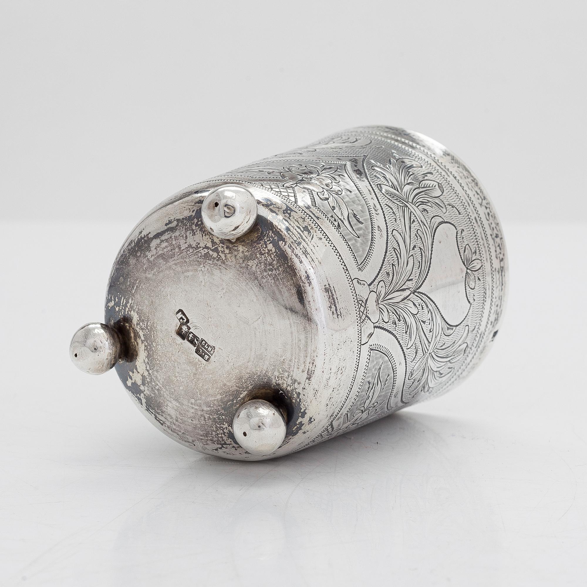 S.M. Ikonnikov, a silver beaker, Moscow 1872.