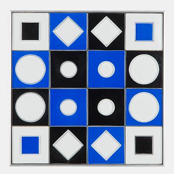 Victor Vasarely, a relief, Rosenthal Studio Linie, Germany.