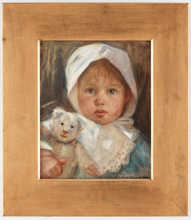 Astrid Kjellberg-Juel, Flicka med nallebjörn.