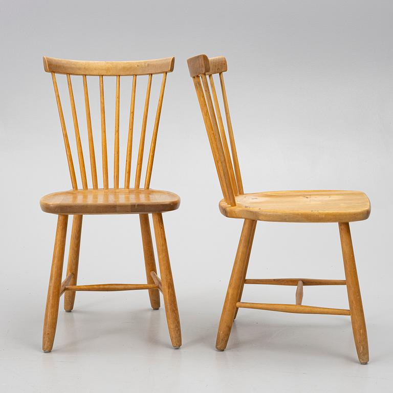 Carl Malmsten, stolar, 4 st, "Lilla Åland", Stolab, 1999.