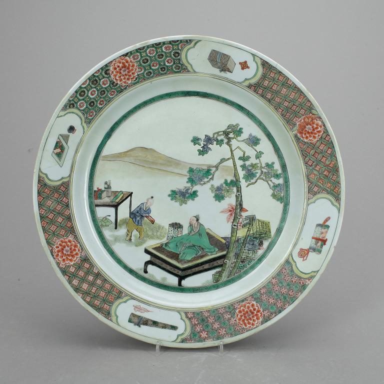 FAT, porslin, Kina, Qing dynastin.