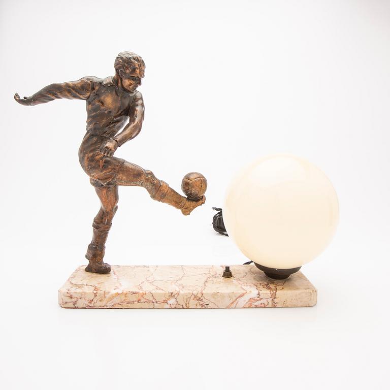 Table lamp, 20th century.