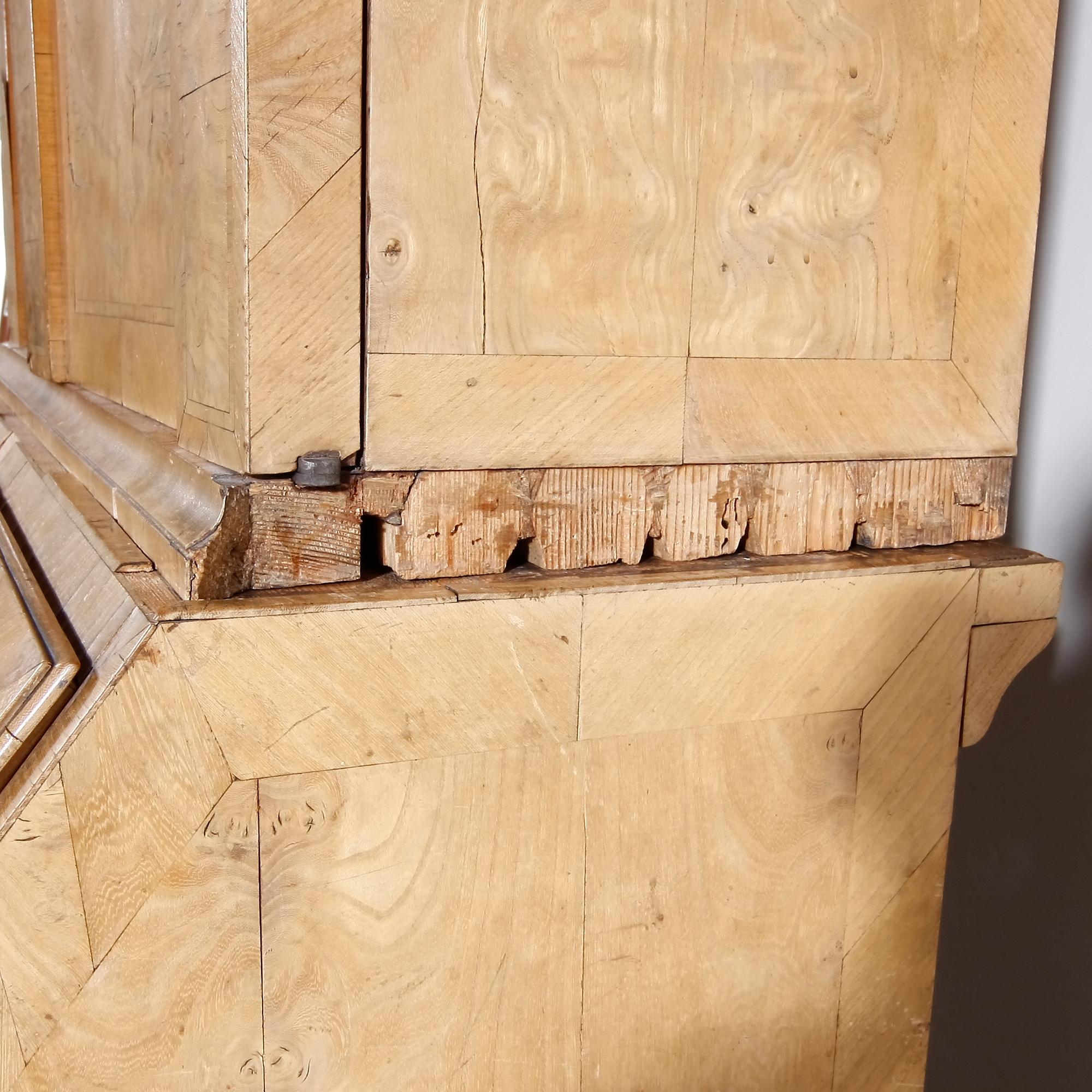 SKRIVSKÅP, rokoko, provinstillverkat, sent 1700-tal/tidigt 1800-tal.