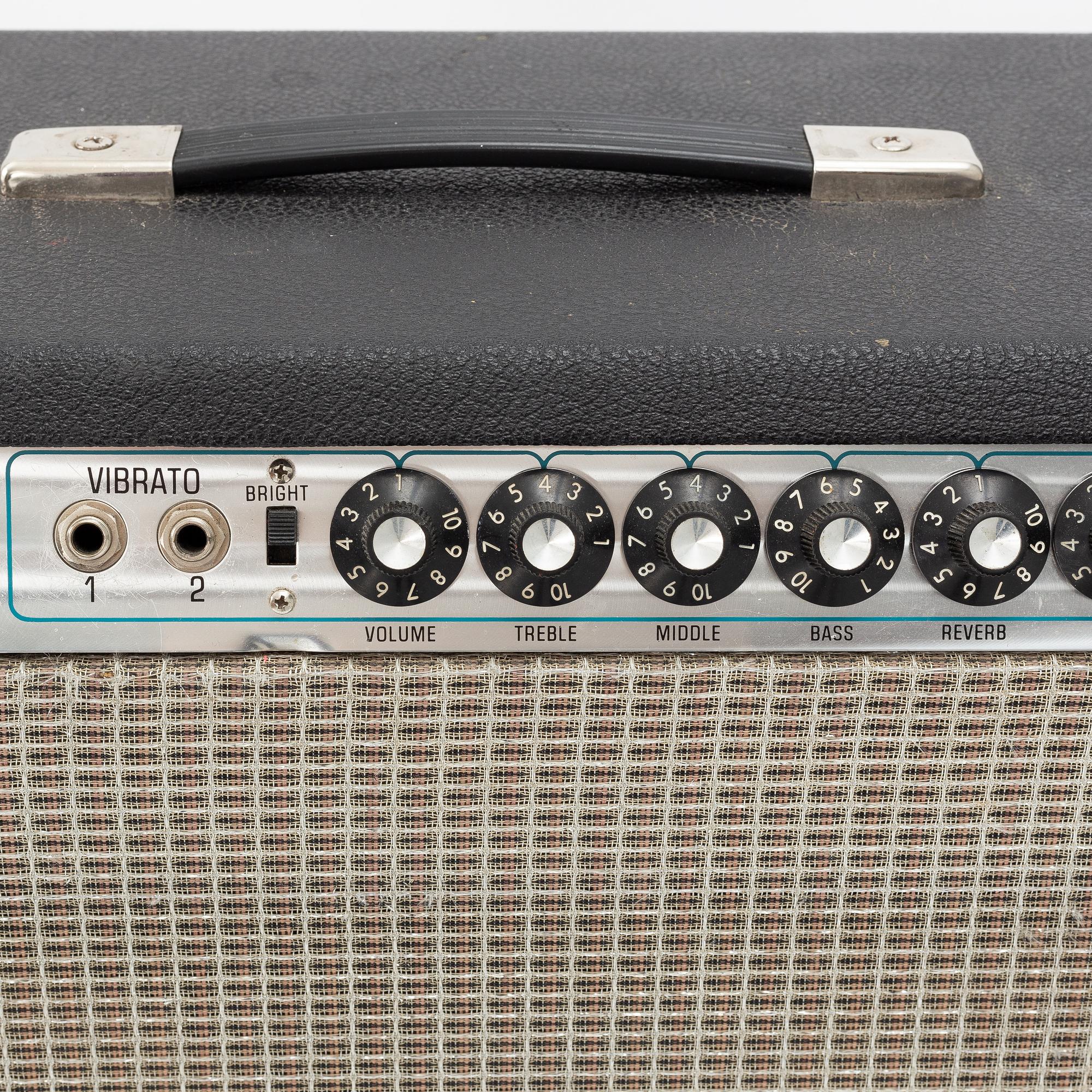 Fender, a "Quad Reverb" guitar amplifier, 1970s, USA.