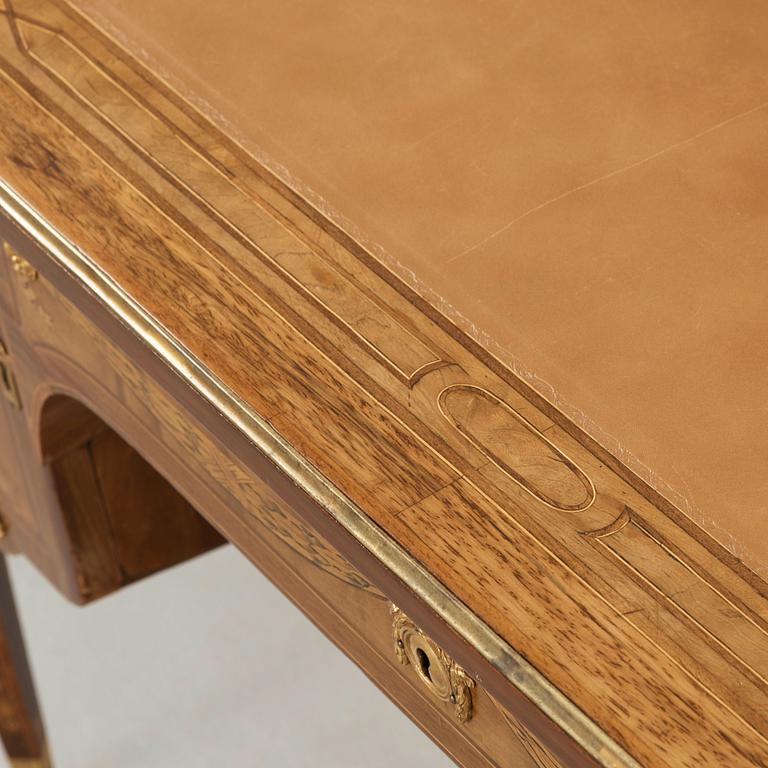 SKRIVBORD, av Georg Haupt (mästare i Stockholm 1770-1784), ej signerat. Gustavianskt.