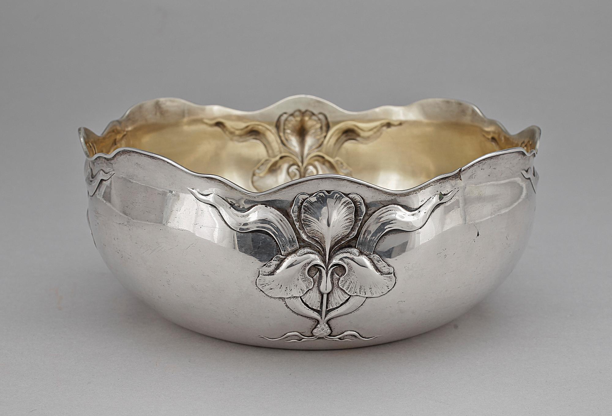 SKÅL, silver, Carlman, Stockholm 1903. Vikt 459g.