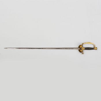 A 19th century French smallsword.