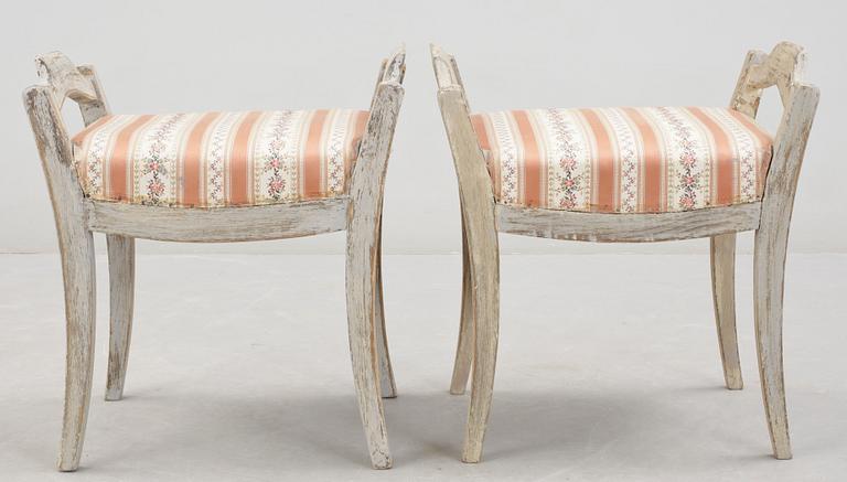 BANKETTER, ett par, Karl Johan, 1800-talets första hälft.