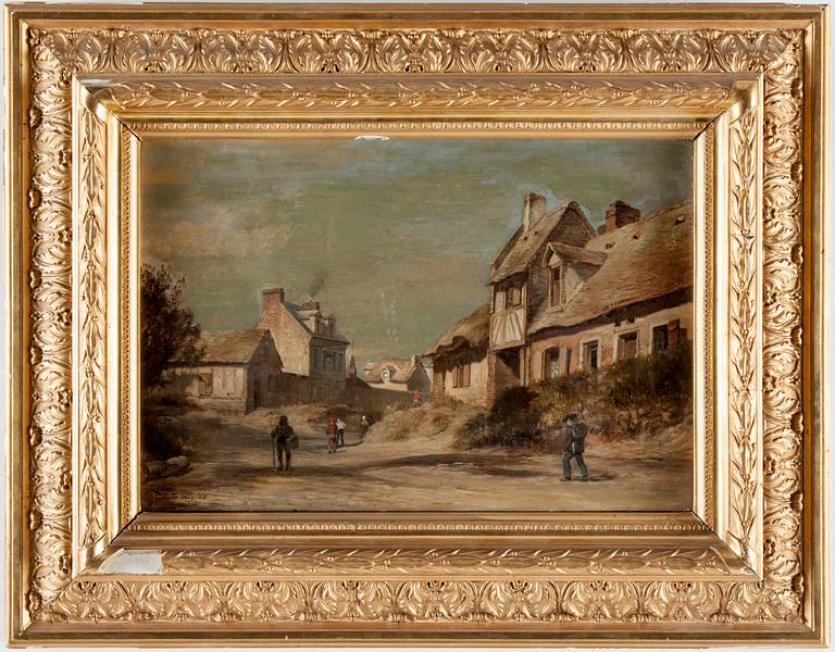 LOUIS BENTABOLE, olja på duk 45 x 30,5 cm, sign. och dat -68.