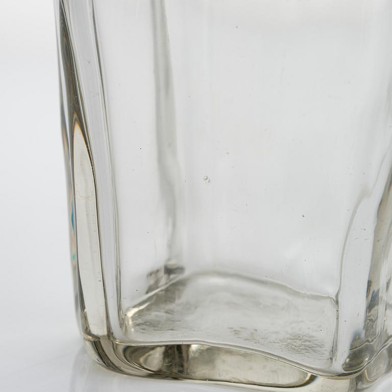 Alvar Aalto, one part of  'Aalto flower' glass sculpture 3021-150, Iittala 1950s.