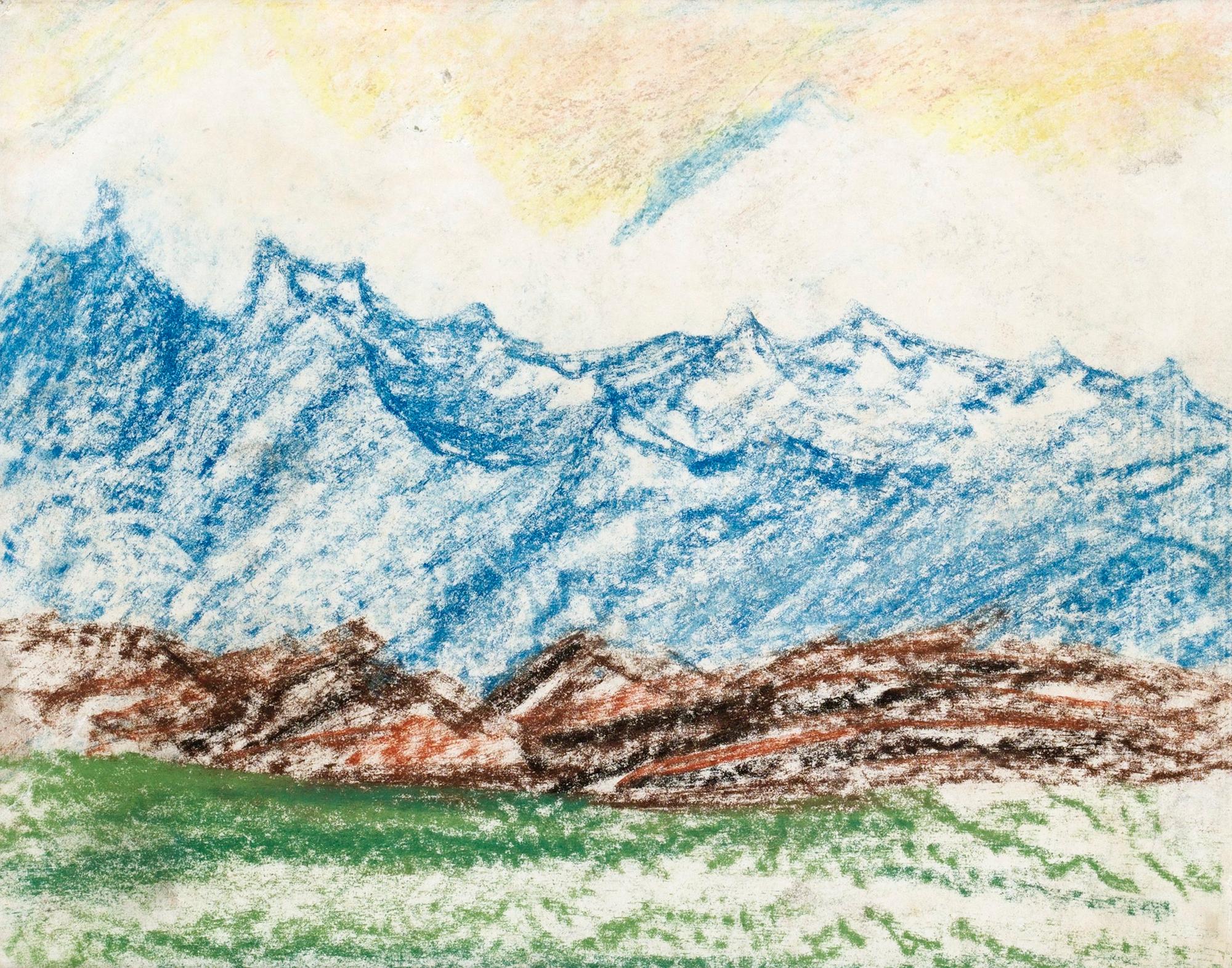 Carl Fredrik Hill, Blånande berg.
