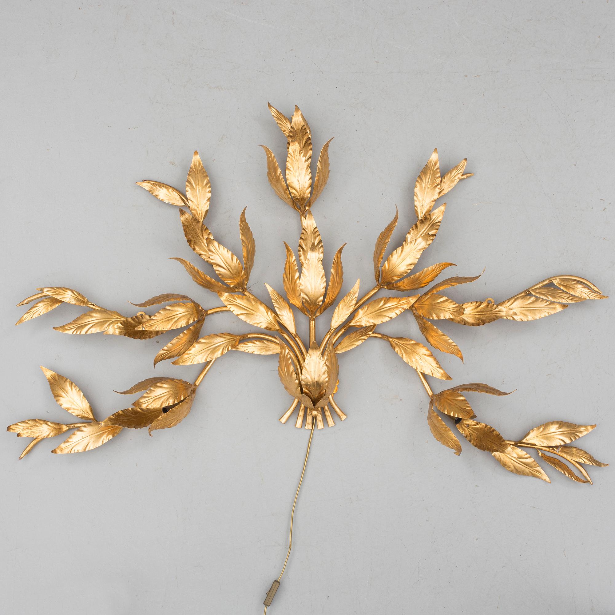 VÄGGLAMPA, 1900-talets andra hälft.