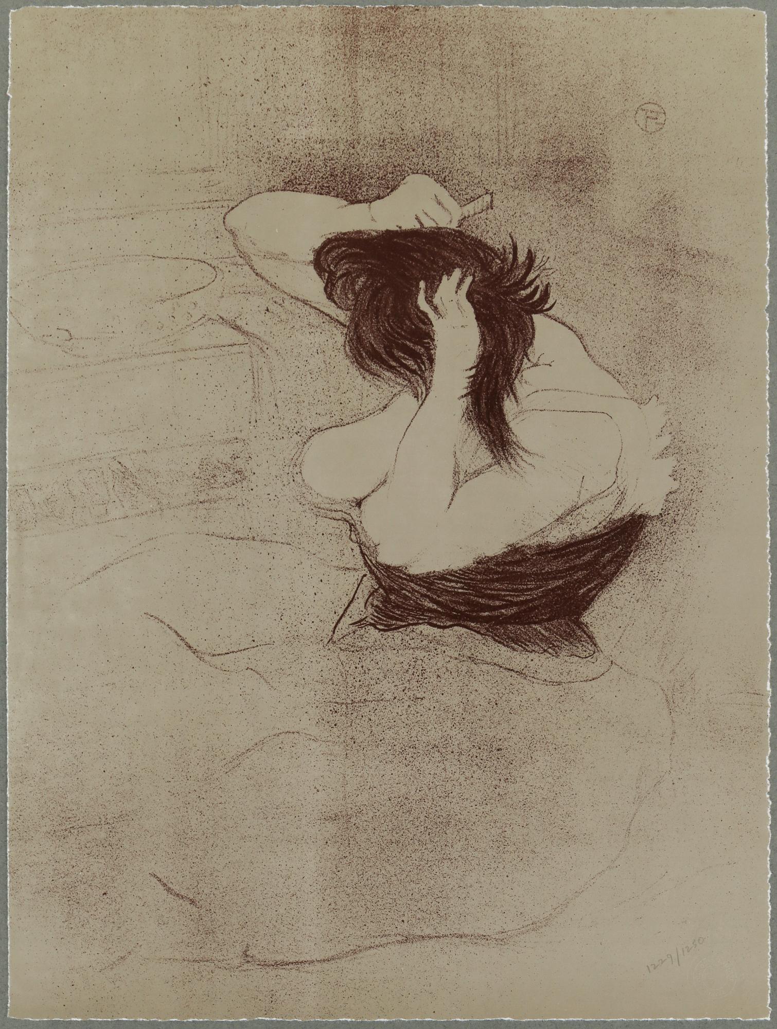 MAPP med färglitografier, 11 st, "Elles", efter Henri Toulouse-Lautrec, numrerad upplaga 1229/1250, London, 1969.