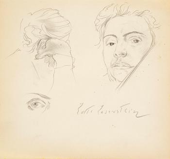 877. Lotte Laserstein, Självporträtt, samt porträtt av konstnärens mor och ett öga.